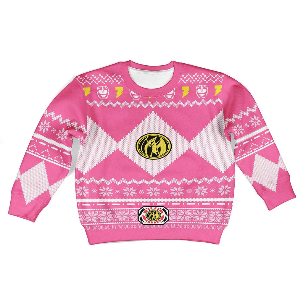 GearHomie Pink Power Ranger Kid Tops - Gearhomie.com