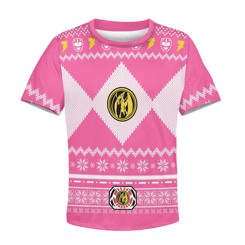 GearHomie Pink Power Ranger Kid Tops - Gearhomie.com