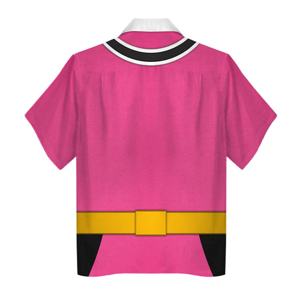 GearHomie Pink Power Rangers Samurai Hoodies Sweatshirt T-shirt Hawaiian Tracksuit - DucG