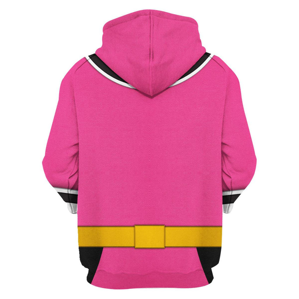 GearHomie Pink Power Rangers Samurai Hoodies Sweatshirt T-shirt Hawaiian Tracksuit - DucG