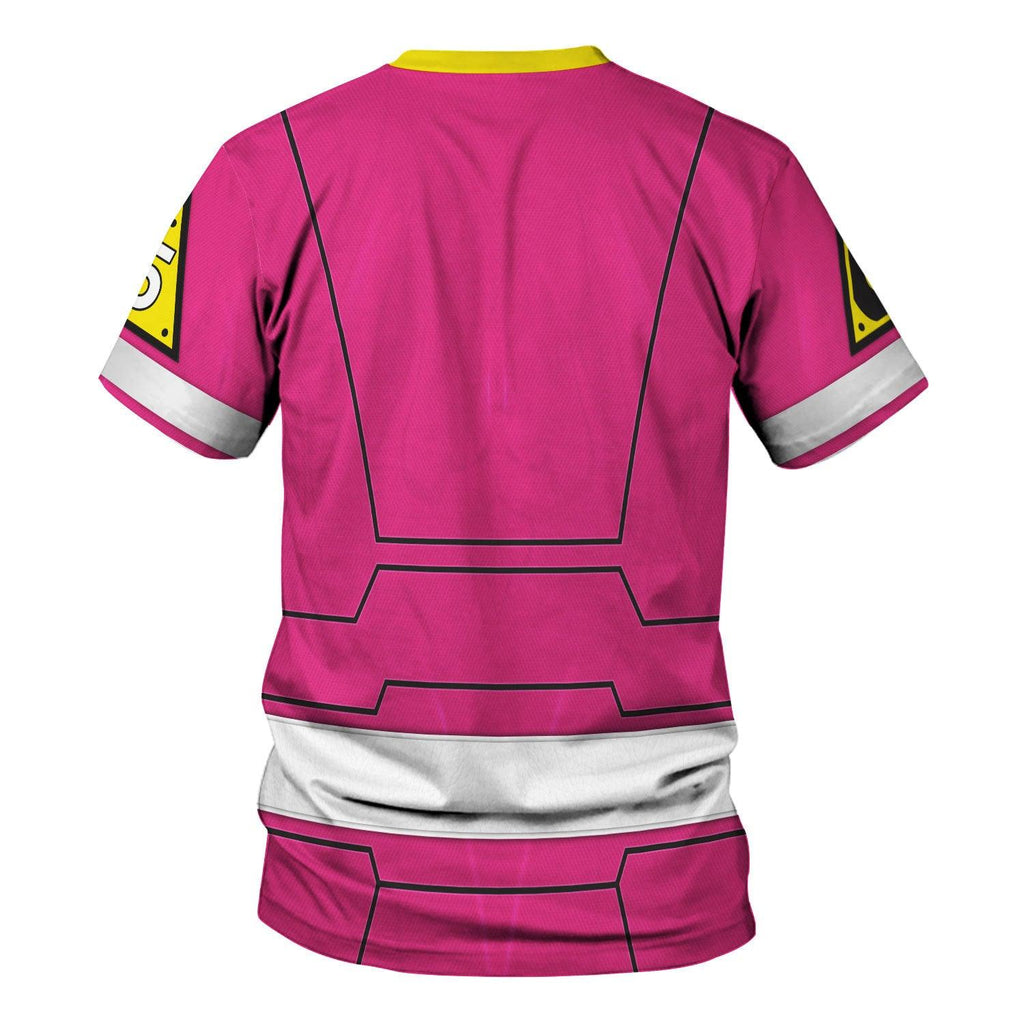 Gearhomie Pink Power Rangers Turbo Hoodies Sweatshirt T-shirt Hawaiian Tracksuit - Gearhomie.com