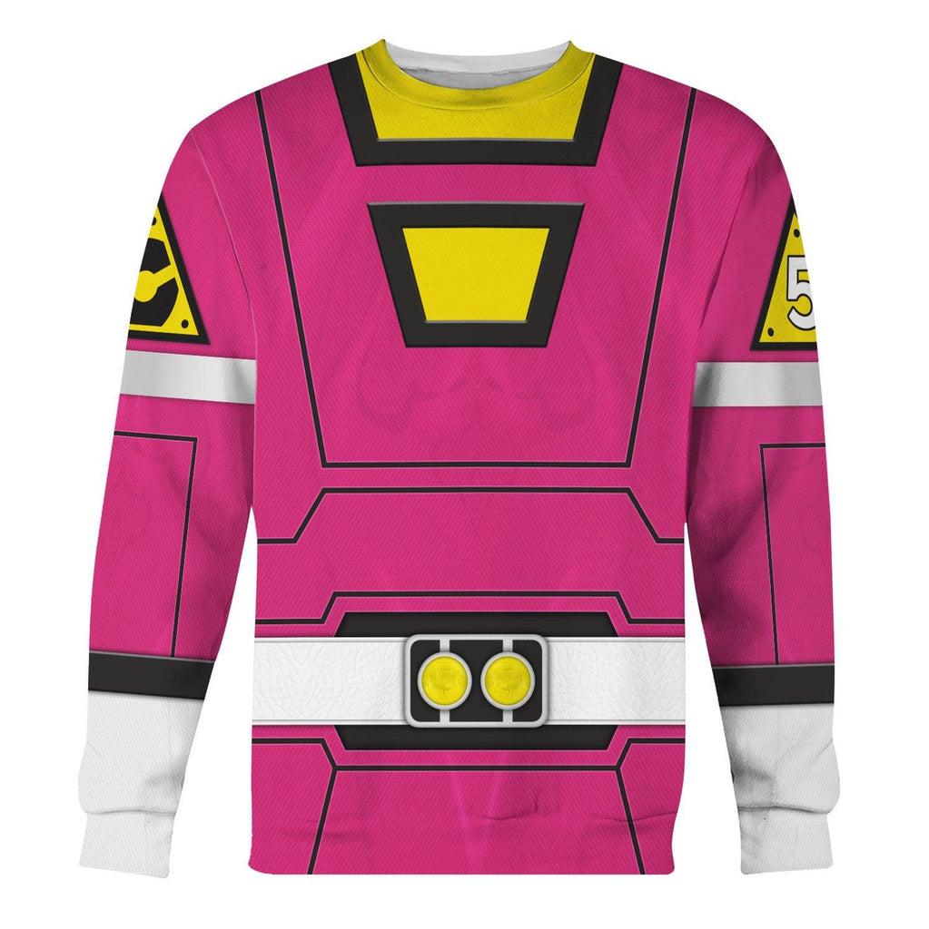 Gearhomie Pink Power Rangers Turbo Hoodies Sweatshirt T-shirt Hawaiian Tracksuit - Gearhomie.com