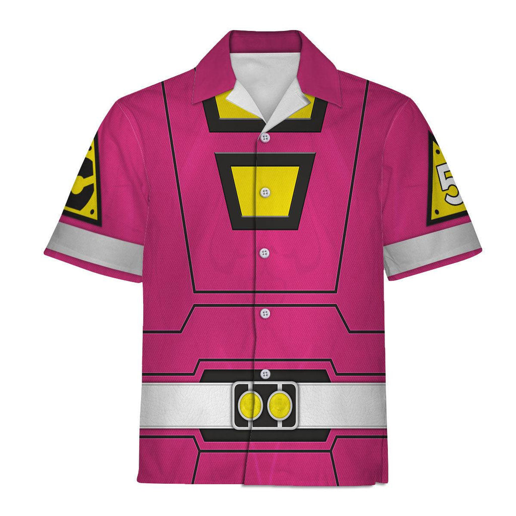 Gearhomie Pink Power Rangers Turbo Hoodies Sweatshirt T-shirt Hawaiian Tracksuit - Gearhomie.com