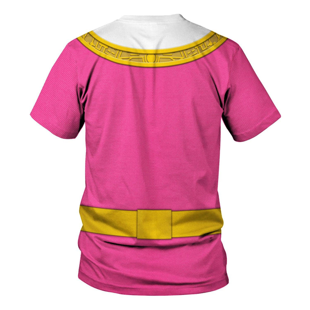 Gearhomie Pink Power Rangers Zeo Hoodies Sweatshirt T-shirt Hawaiian Tracksuit - Gearhomie.com