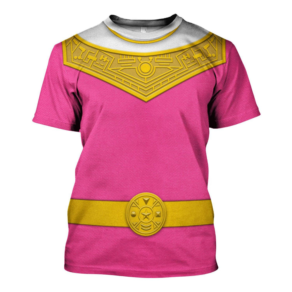 Gearhomie Pink Power Rangers Zeo Hoodies Sweatshirt T-shirt Hawaiian Tracksuit - Gearhomie.com
