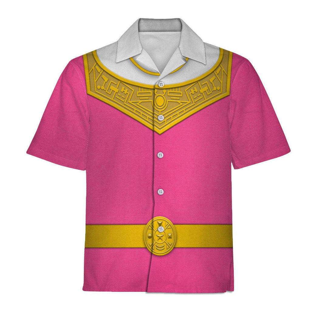 Gearhomie Pink Power Rangers Zeo Hoodies Sweatshirt T-shirt Hawaiian Tracksuit - Gearhomie.com