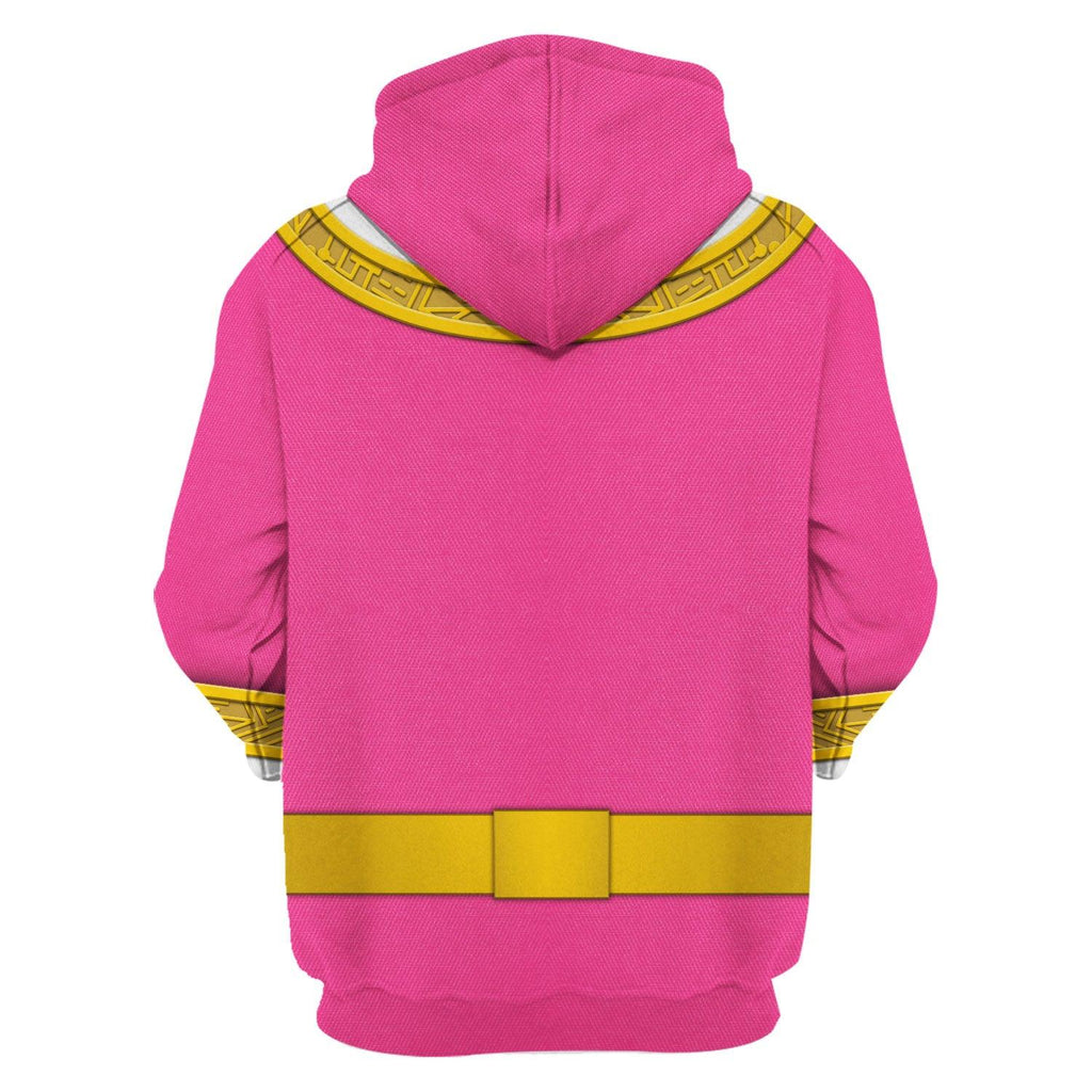 Gearhomie Pink Power Rangers Zeo Hoodies Sweatshirt T-shirt Hawaiian Tracksuit - Gearhomie.com