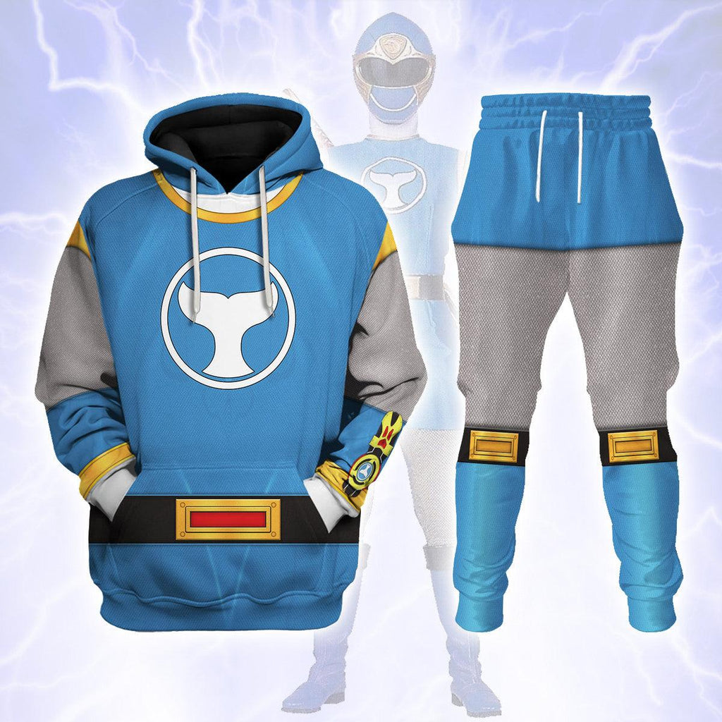 Gearhomie Power Rangers Ninja Storm Blue Ranger Hoodies Sweatshirt T-shirt Hawaiian Tracksuit - Gearhomie.com