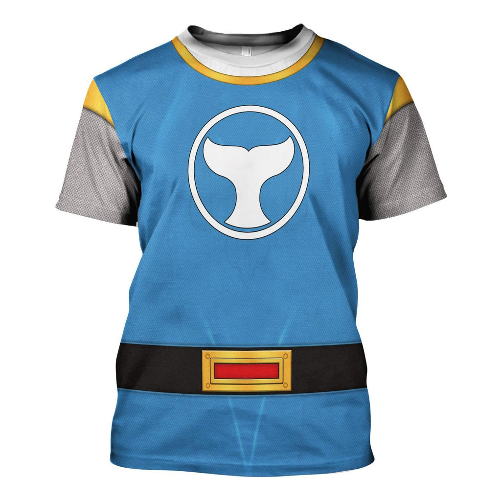 Gearhomie Power Rangers Ninja Storm Blue Ranger Hoodies Sweatshirt T-shirt Hawaiian Tracksuit - Gearhomie.com