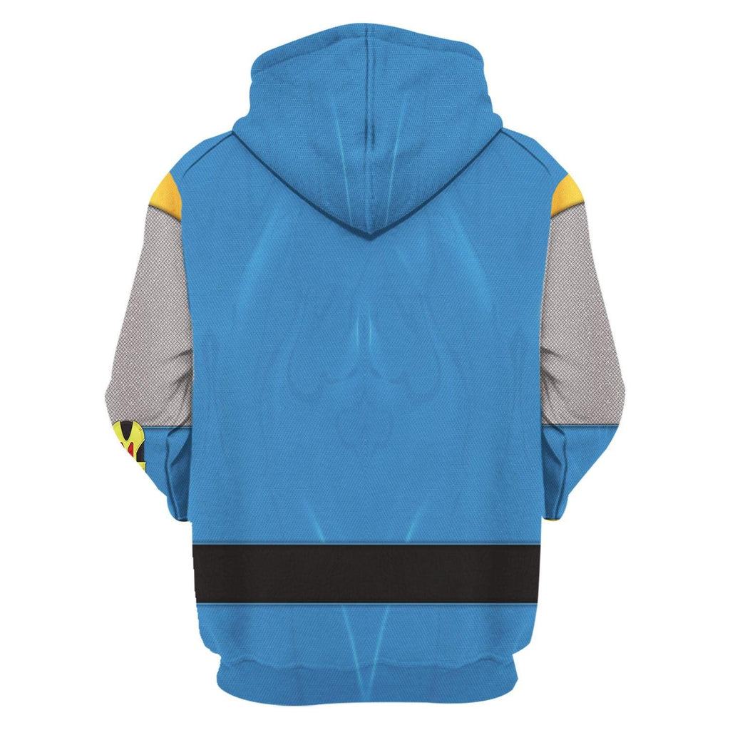 Gearhomie Power Rangers Ninja Storm Blue Ranger Hoodies Sweatshirt T-shirt Hawaiian Tracksuit - Gearhomie.com