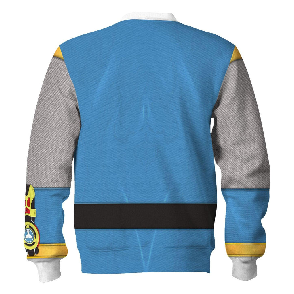 Gearhomie Power Rangers Ninja Storm Blue Ranger Hoodies Sweatshirt T-shirt Hawaiian Tracksuit - Gearhomie.com