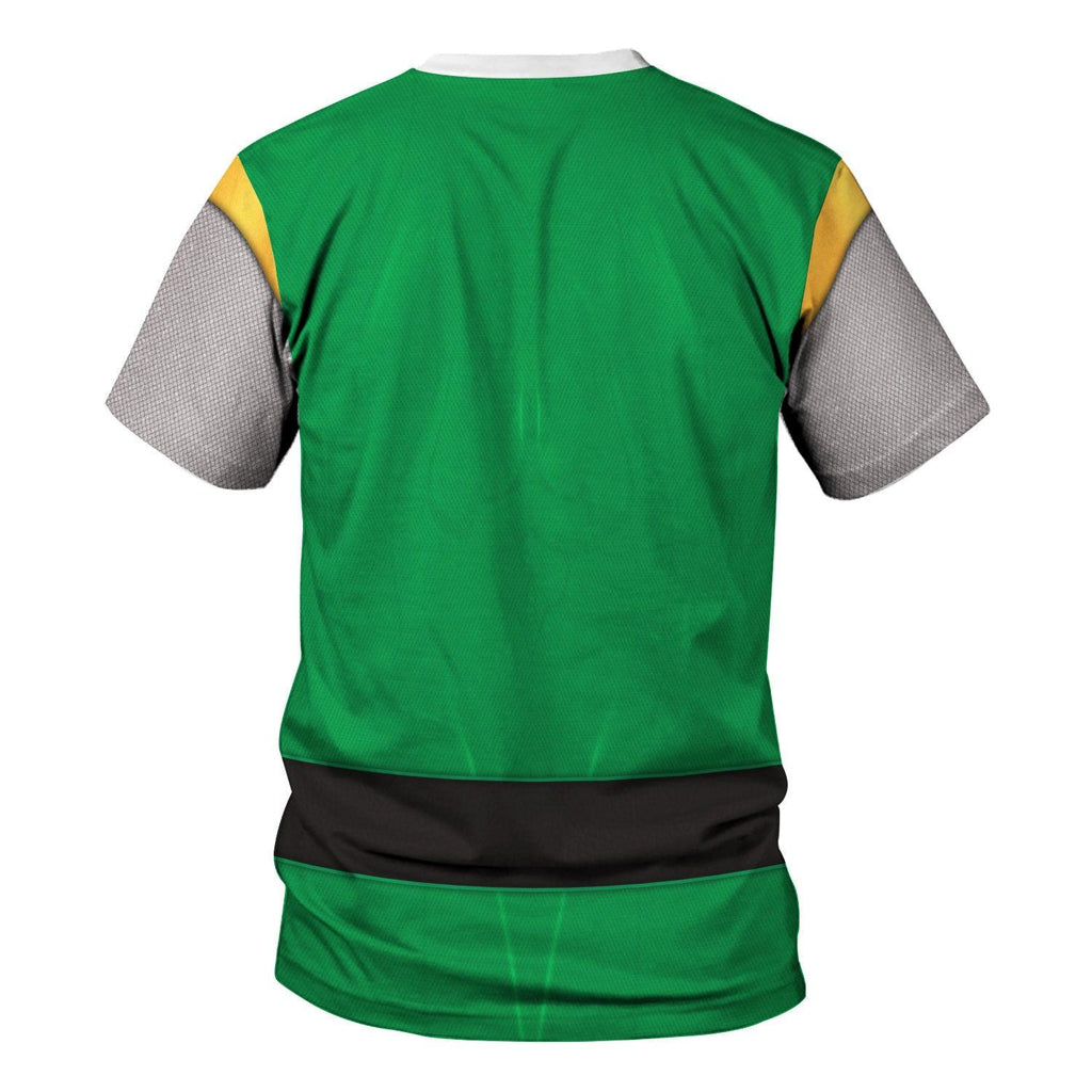 Gearhomie Power Rangers Ninja Storm Green Ranger Hoodies Sweatshirt T-shirt Hawaiian Tracksuit - Gearhomie.com