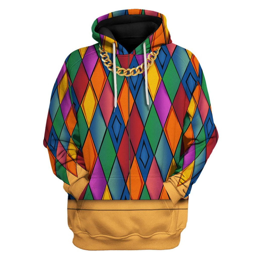 Gearhomie Prince Ultra Colourful Suit All-Over Print Unisex Pullover Hoodie, Sweatshirt, T-Shirt, and Swatpants - Gearhomie.com
