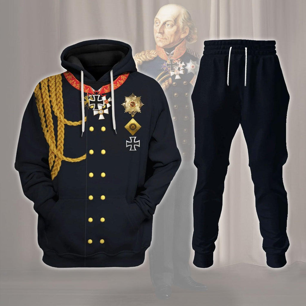 Gearhomie Prussian General Ludwig Yorck Von Wartenburg Costume Hoodie Sweatshirt T-Shirt Tracksuit - Gearhomie.com