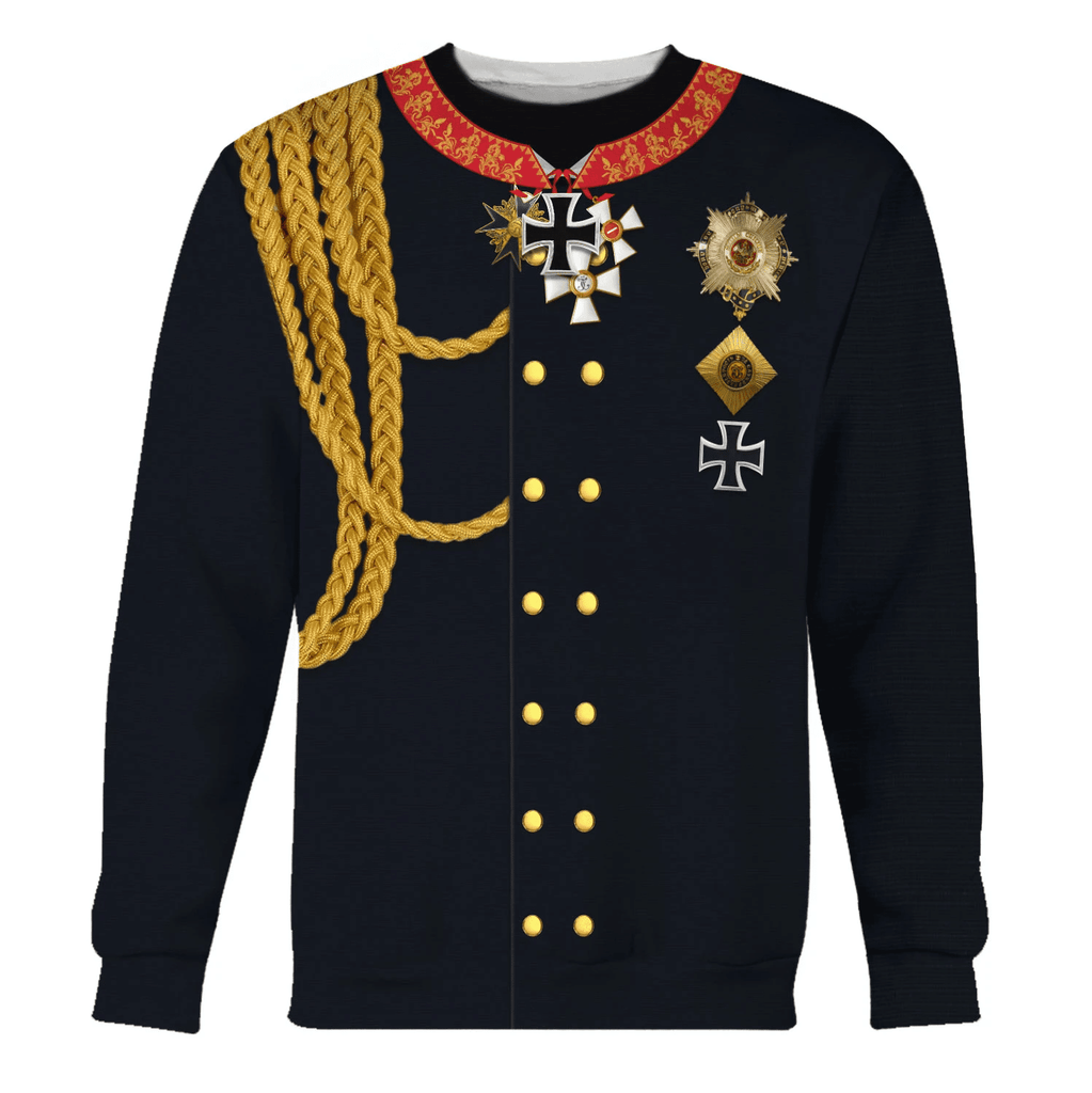 Gearhomie Prussian General Ludwig Yorck Von Wartenburg Costume Hoodie Sweatshirt T-Shirt Tracksuit - Gearhomie.com