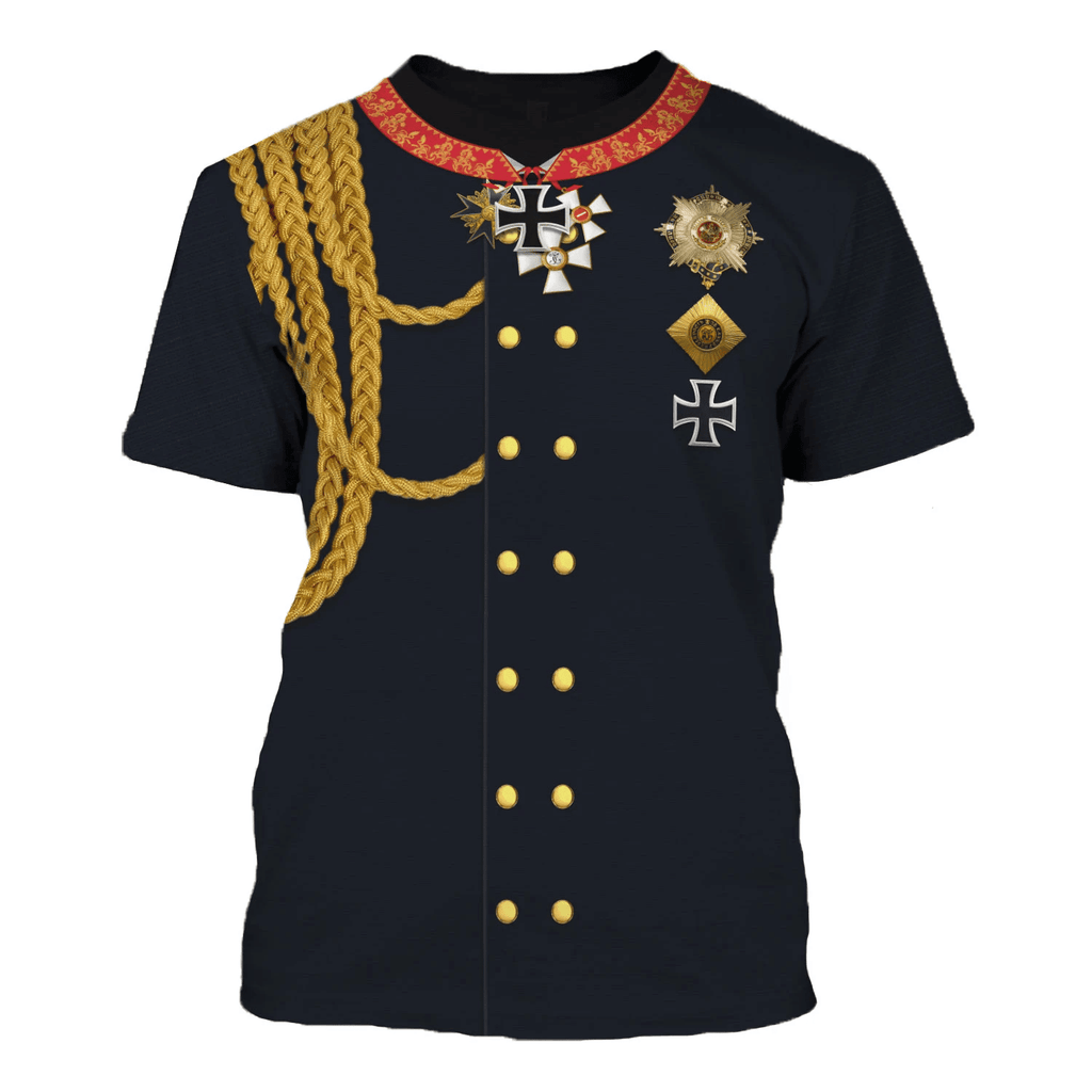 Gearhomie Prussian General Ludwig Yorck Von Wartenburg Costume Hoodie Sweatshirt T-Shirt Tracksuit - Gearhomie.com