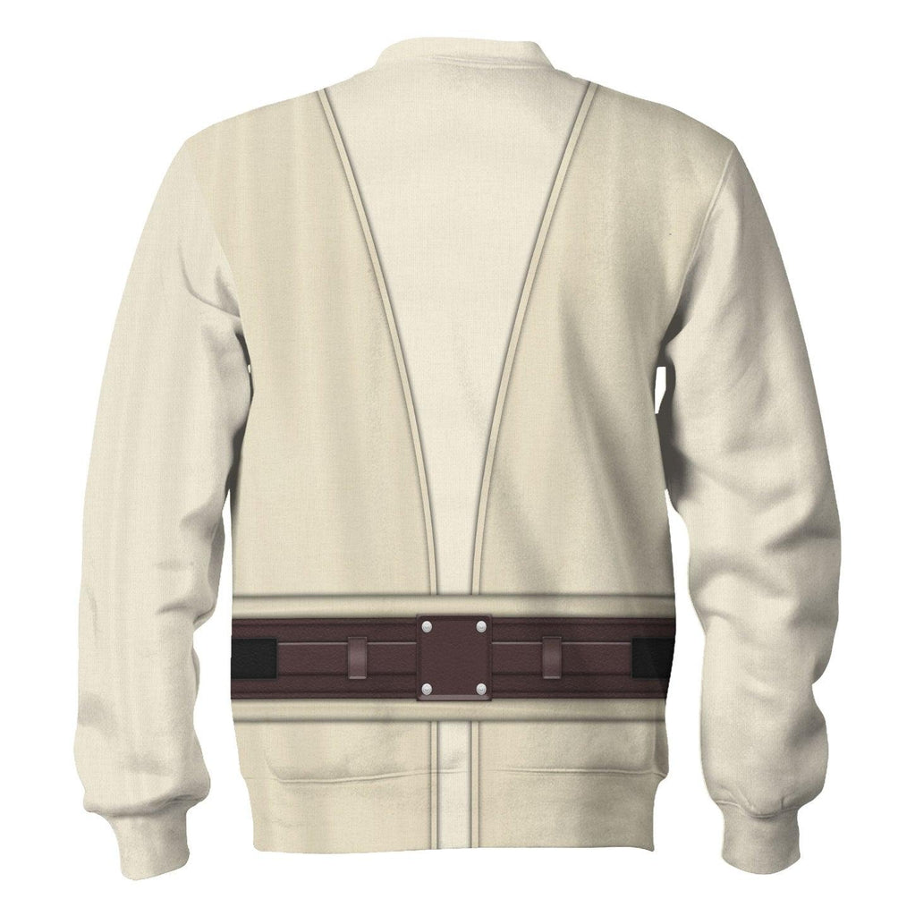 Gearhomie Qui-Gon Jinn's Jedi Robes Costume Hoodie Sweatshirt T-Shirt Sweatpants - Gearhomie.com