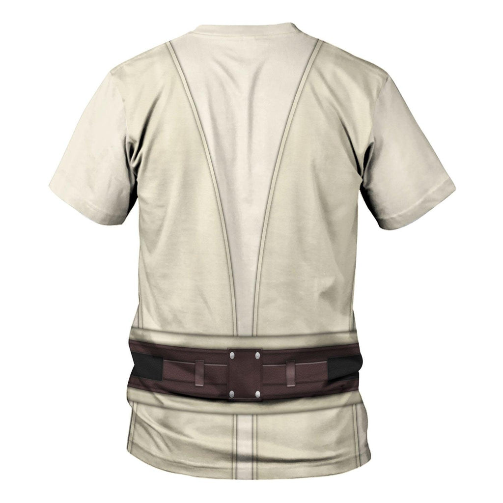 Gearhomie Qui-Gon Jinn's Jedi Robes Costume Hoodie Sweatshirt T-Shirt Sweatpants - Gearhomie.com