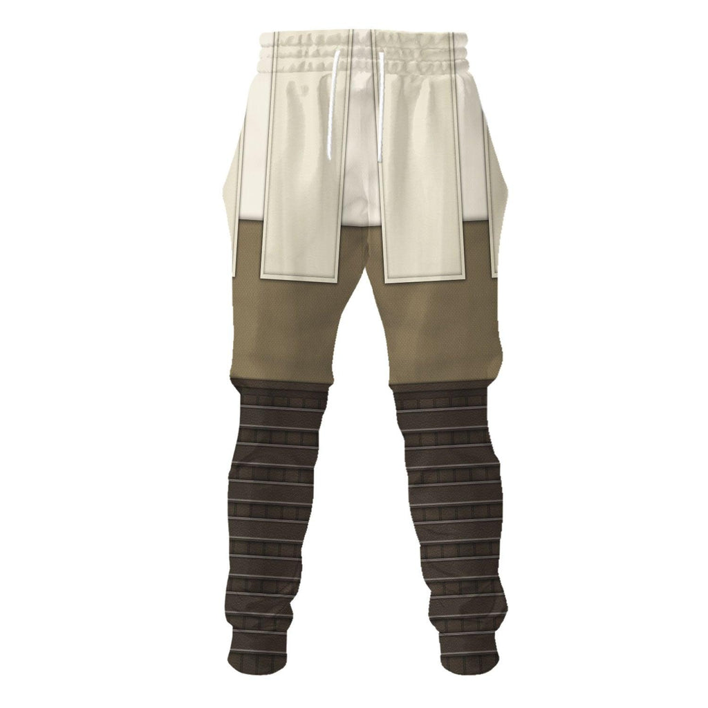 Gearhomie Qui-Gon Jinn's Jedi Robes Costume Hoodie Sweatshirt T-Shirt Sweatpants - Gearhomie.com