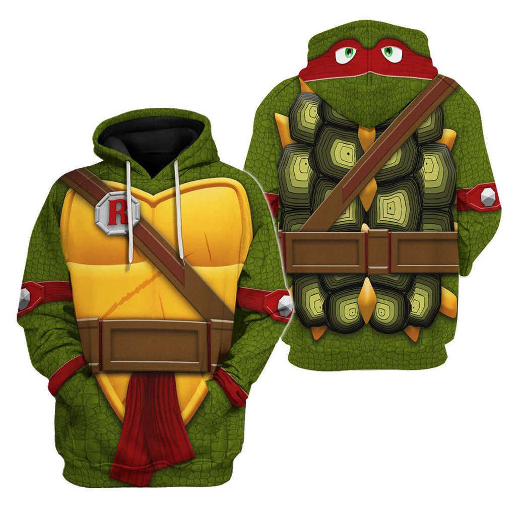 Gearhomie Raphael TMNT Costume Hoodie Sweatshirt T-Shirt Sweatpants - Gearhomie.com