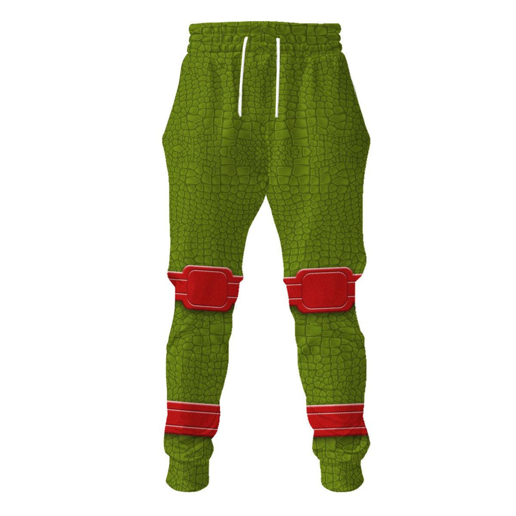 Gearhomie Raphael TMNT Costume Hoodie Sweatshirt T-Shirt Sweatpants - Gearhomie.com