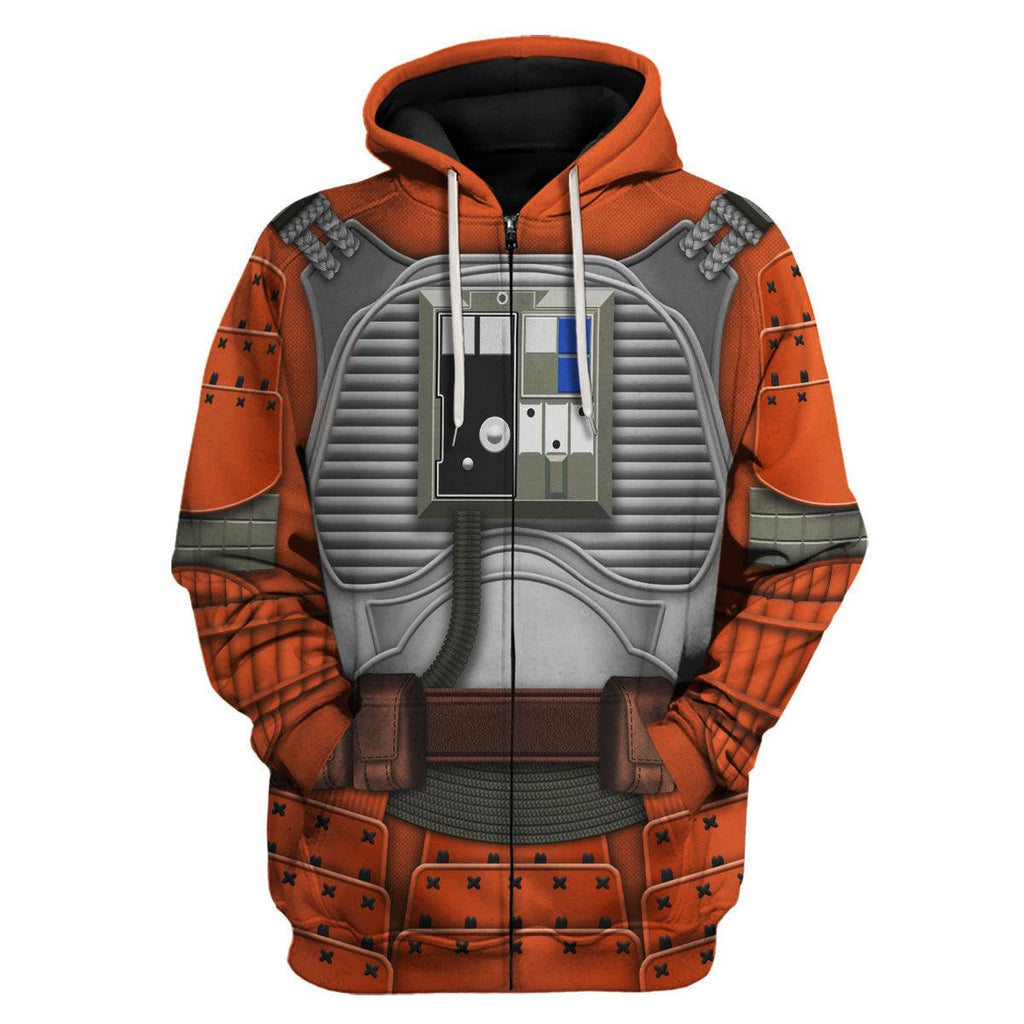 Gearhomie Rebel Pilot Samurai Costume Hoodie Sweatshirt T-Shirt Sweatpants - Gearhomie.com