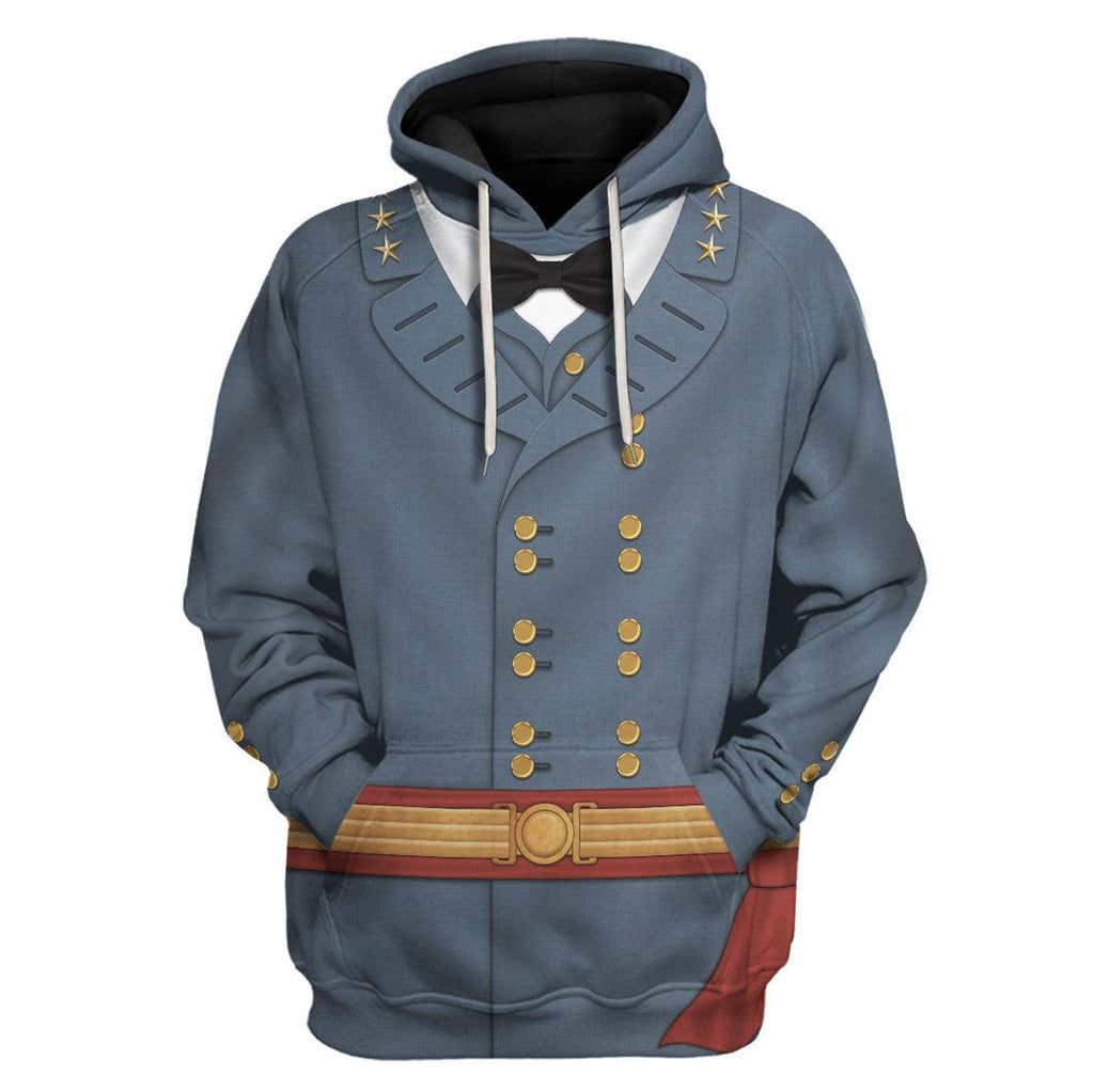 Gearhomie Robert E. Lee American Confederate General Costume Hoodie Sweatshirt T-Shirt Tracksuit - Gearhomie.com