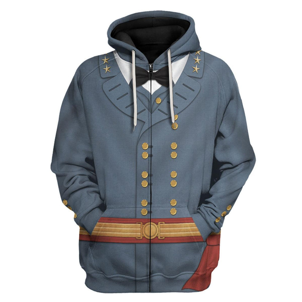 Gearhomie Robert E. Lee American Confederate General Costume Hoodie Sweatshirt T-Shirt Tracksuit - Gearhomie.com