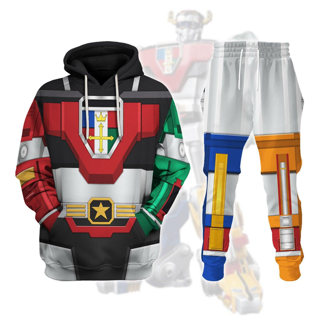 Gearhomie Robot Dou Voltron Hoodie T-shirt Sweatpants Cosplay - DucG