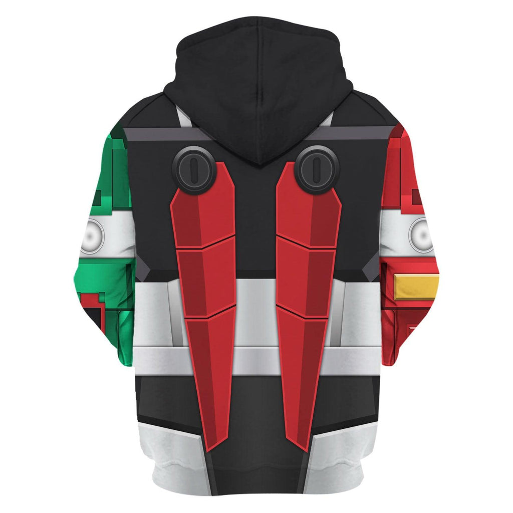 Gearhomie Robot Dou Voltron Hoodie T-shirt Sweatpants Cosplay - DucG