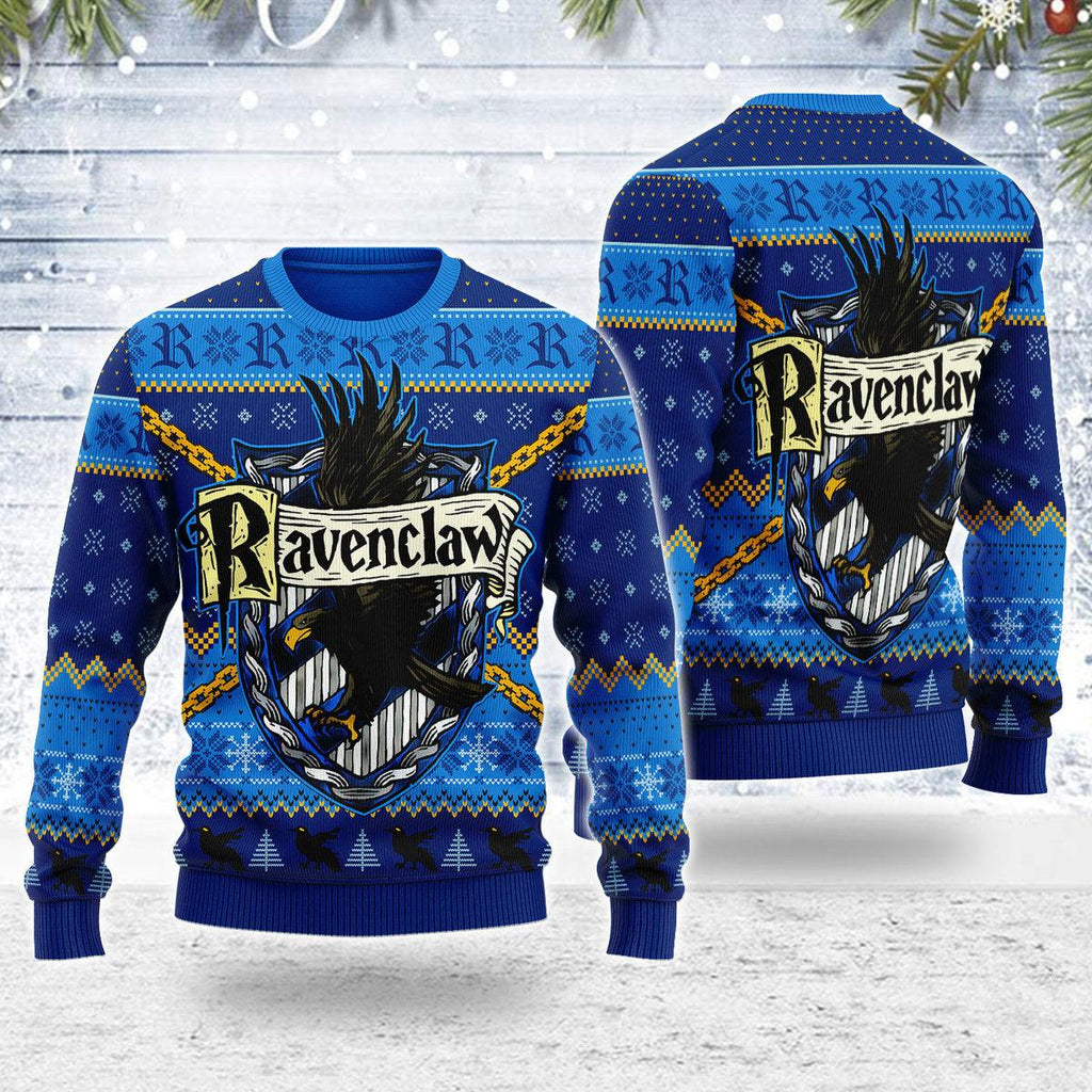 Gearhomie Rockin Ravenclaw Christmas Sweater - Gearhomie.com