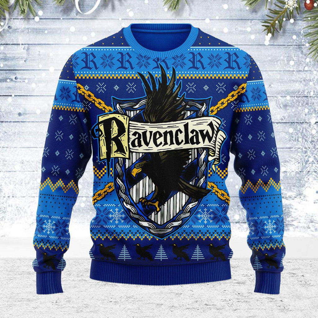 Gearhomie Rockin Ravenclaw Christmas Sweater - Gearhomie.com