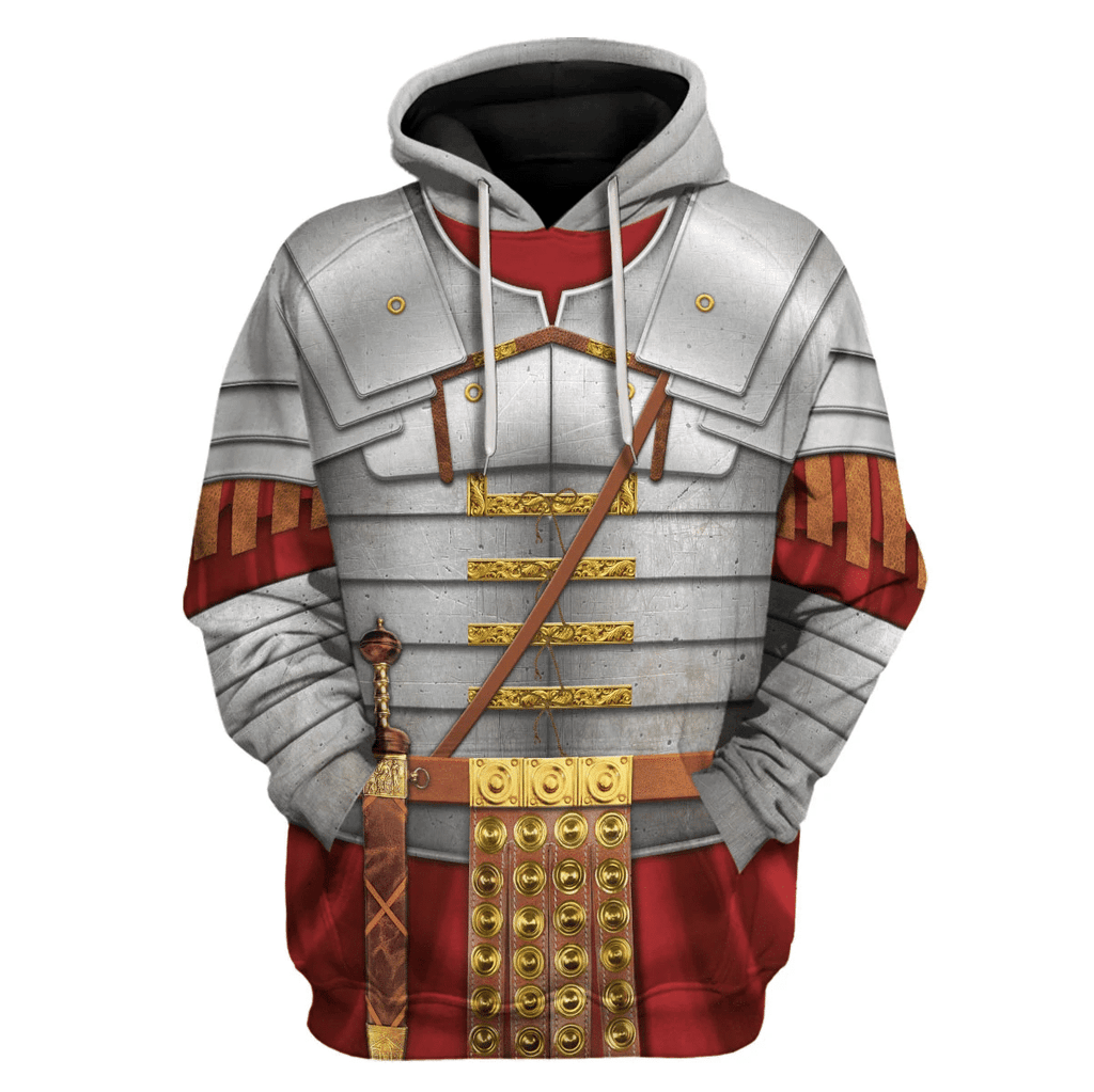 Gearhomie Roman Empire Soldier Costume Hoodie Sweatshirt T-Shirt Tracksuit - Gearhomie.com