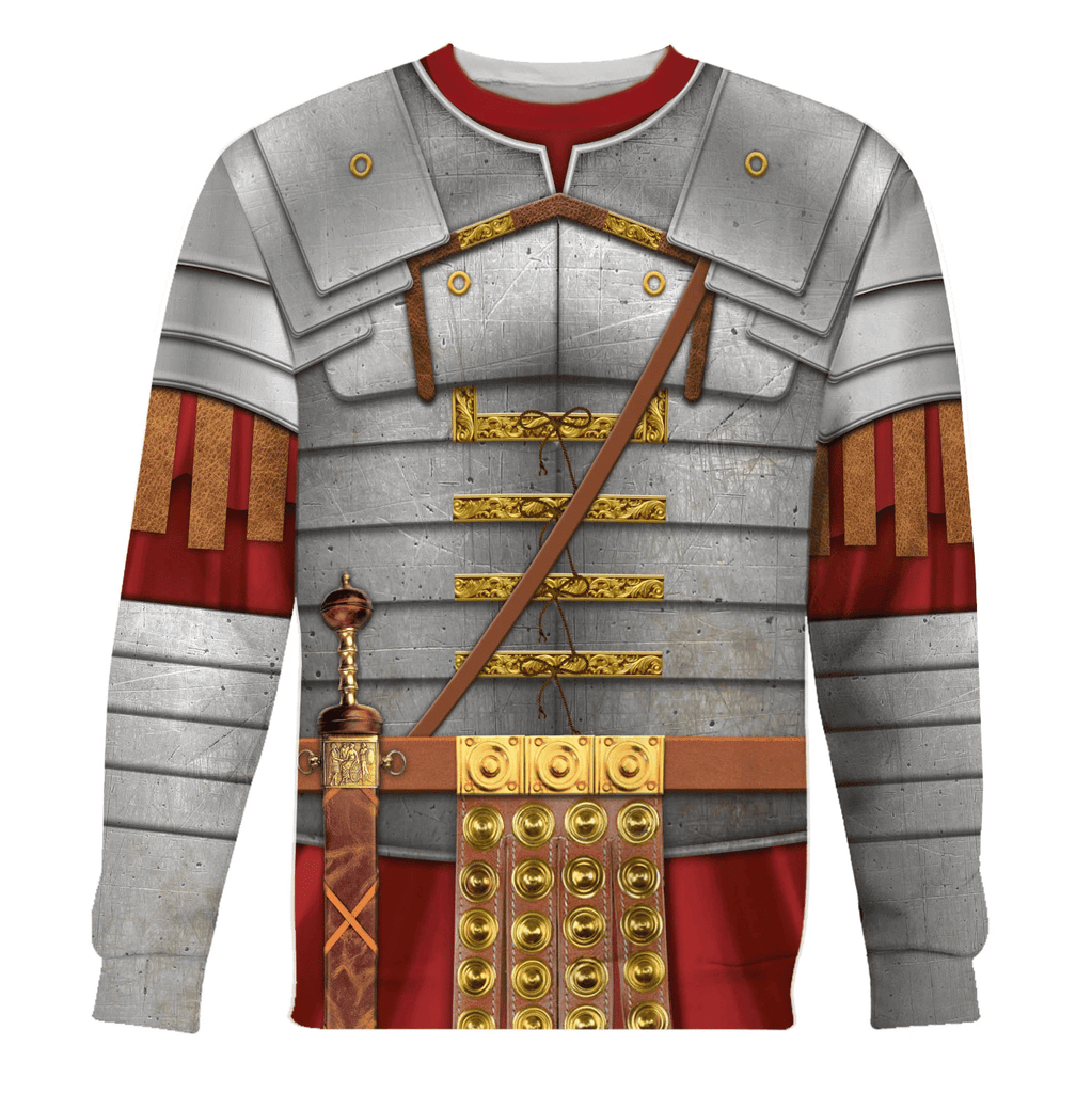 Gearhomie Roman Empire Soldier Costume Hoodie Sweatshirt T-Shirt Tracksuit - Gearhomie.com