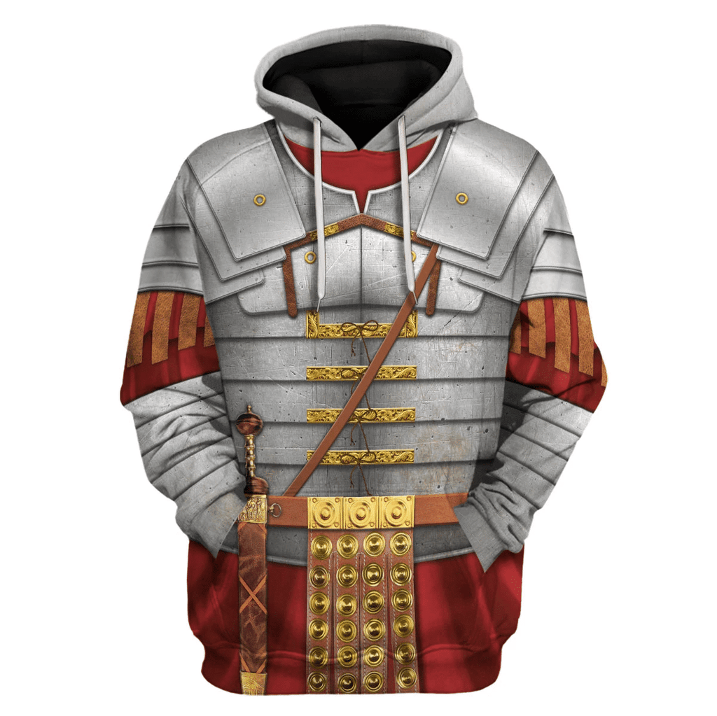 Gearhomie Roman Empire Soldier Costume Hoodie Sweatshirt T-Shirt Tracksuit - Gearhomie.com