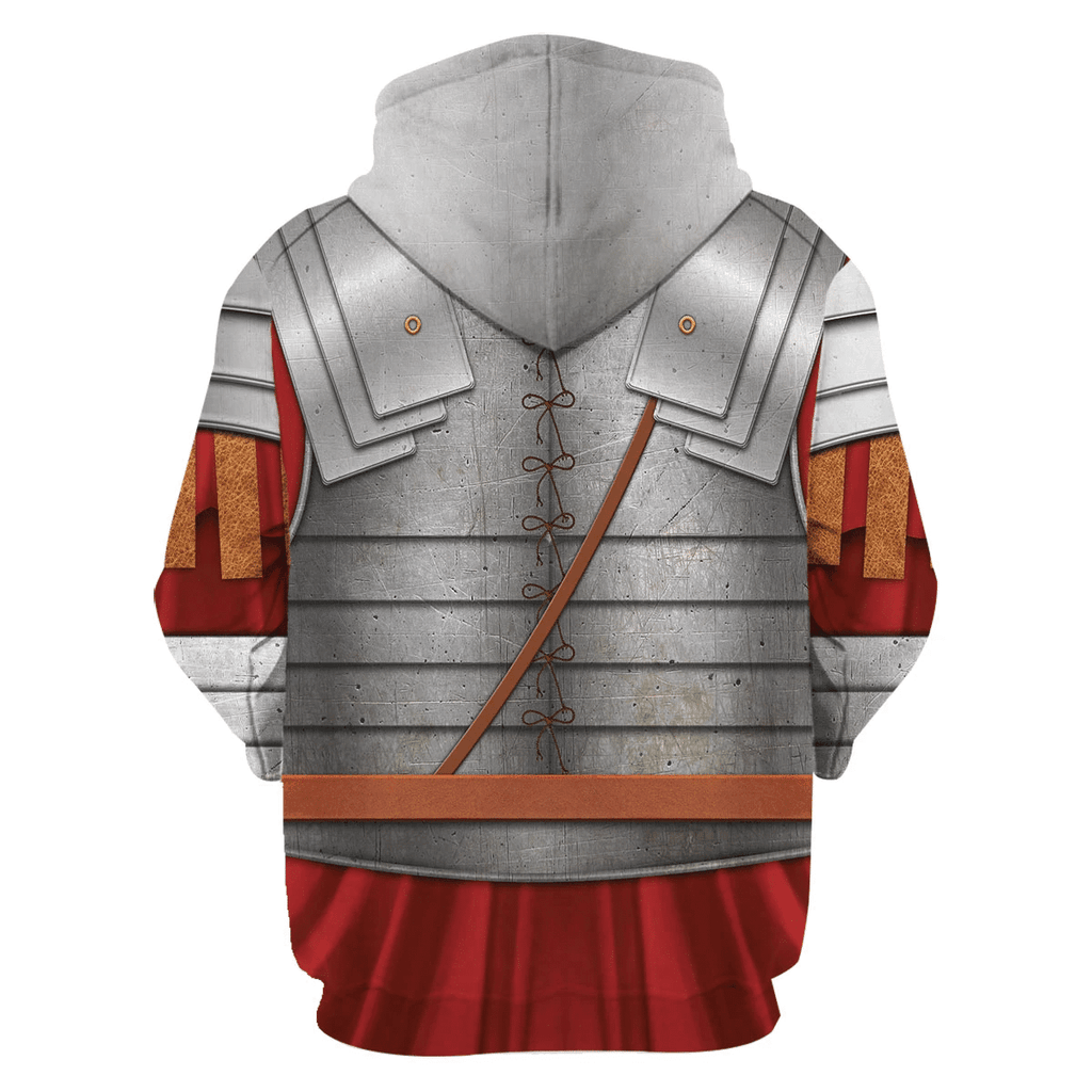 Gearhomie Roman Empire Soldier Costume Hoodie Sweatshirt T-Shirt Tracksuit - Gearhomie.com