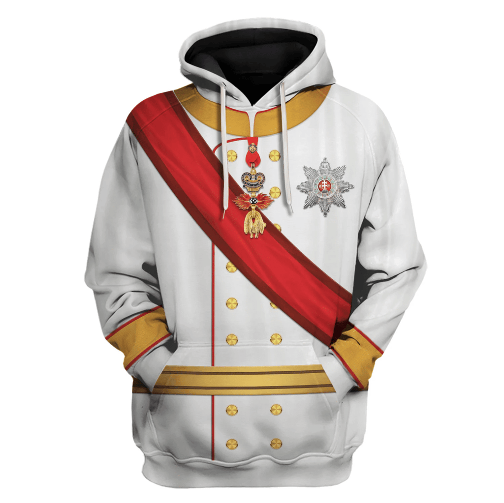 Gearhomie Rudolf - Crown Prince of Austria Costume Hoodie Sweatshirt T-Shirt Tracksuit - Gearhomie.com