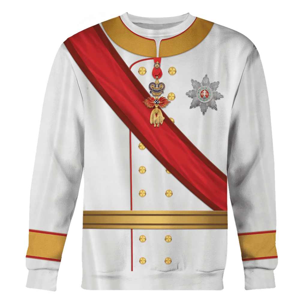 Gearhomie Rudolf - Crown Prince of Austria Costume Hoodie Sweatshirt T-Shirt Tracksuit - Gearhomie.com