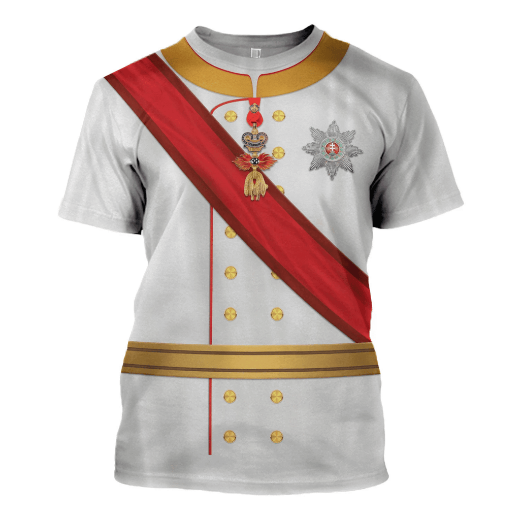 Gearhomie Rudolf - Crown Prince of Austria Costume Hoodie Sweatshirt T-Shirt Tracksuit - Gearhomie.com