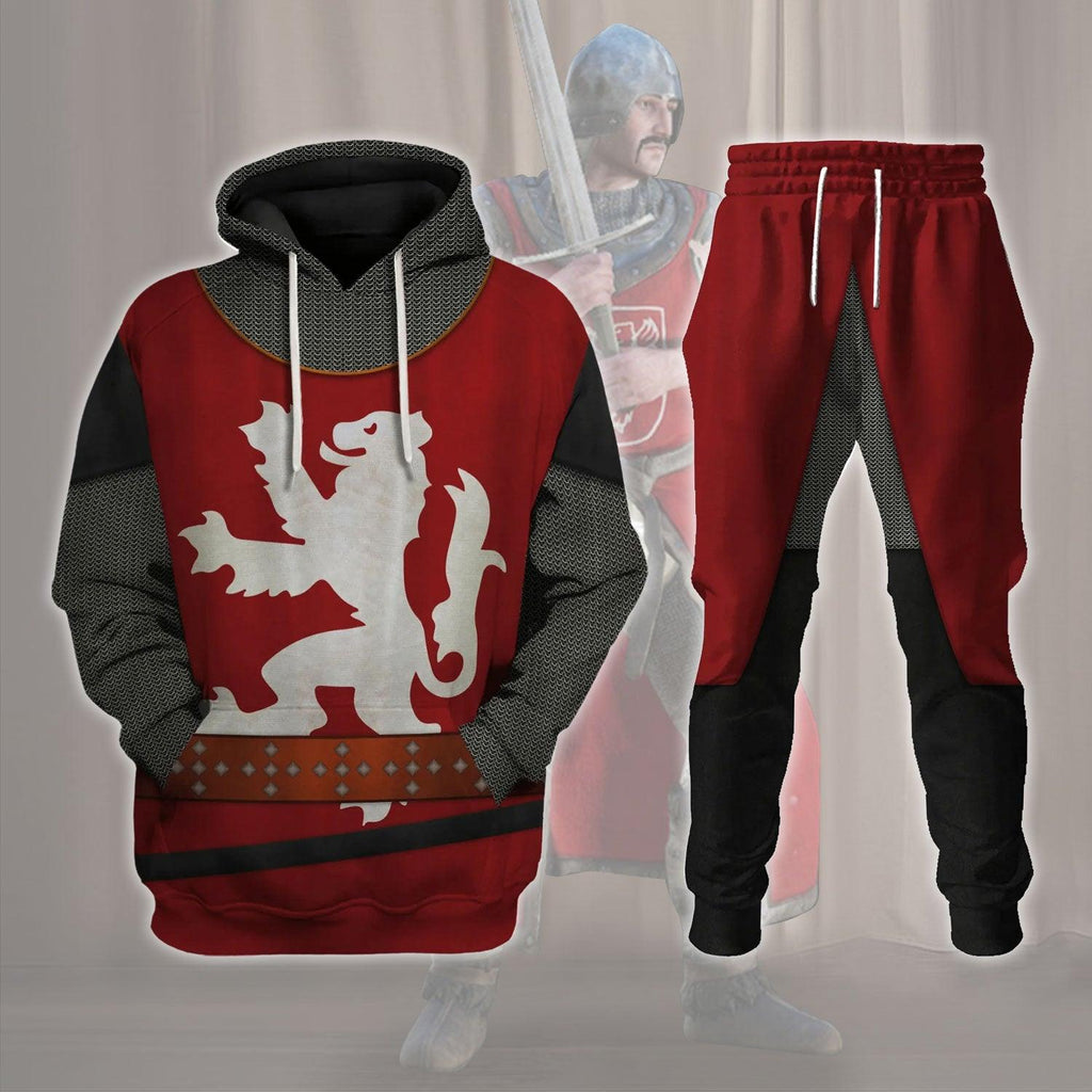 Gearhomie Scottish Knight Sir William Wallace Costume Hoodie Sweatshirt T-Shirt Tracksuit - Gearhomie.com