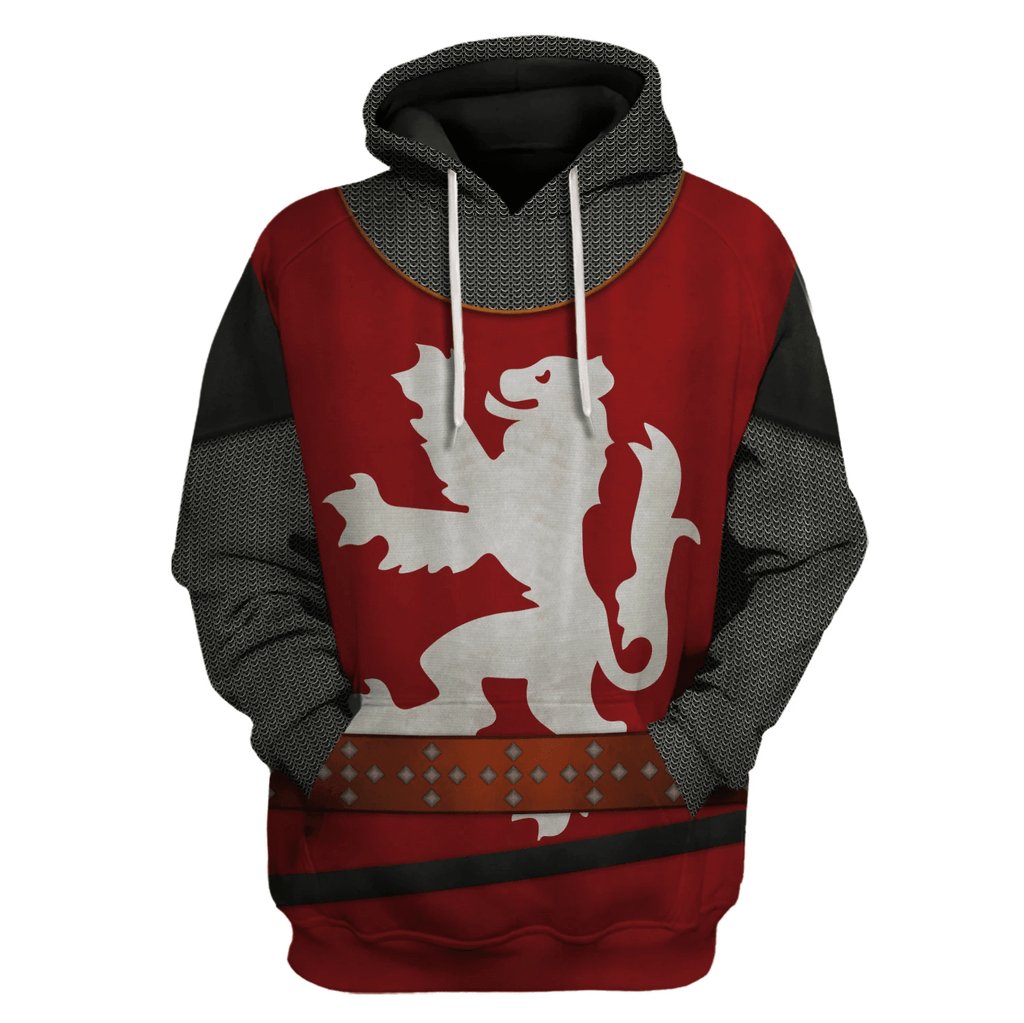 Gearhomie Scottish Knight Sir William Wallace Costume Hoodie Sweatshirt T-Shirt Tracksuit - Gearhomie.com