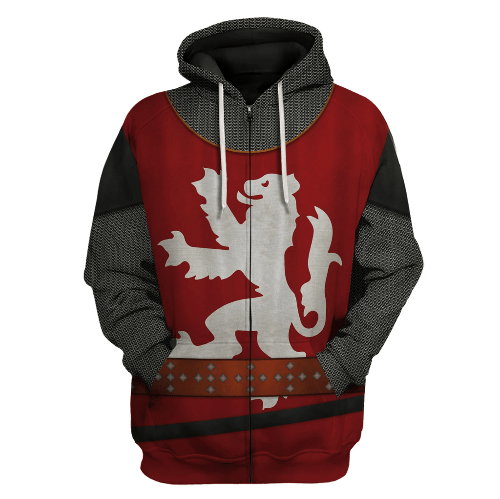 Gearhomie Scottish Knight Sir William Wallace Costume Hoodie Sweatshirt T-Shirt Tracksuit - Gearhomie.com