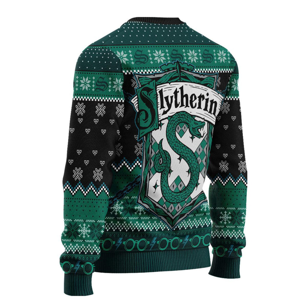 Gearhomie Slytherin Through The Snow Christmas Sweater - Gearhomie.com