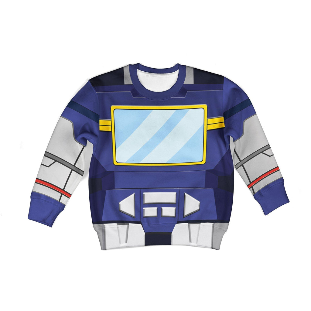 Gearhomie Soundwave Kid Costume Cosplay Hoodie Sweatshirt T-Shirt - Gearhomie.com