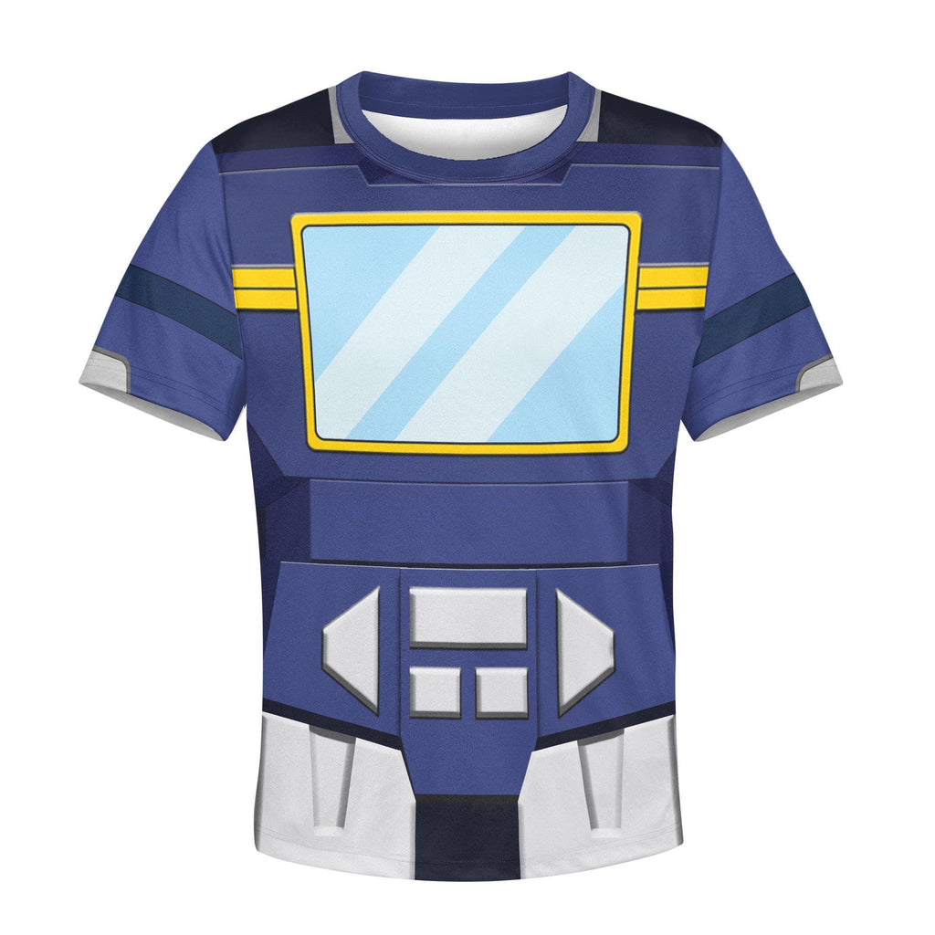 Gearhomie Soundwave Kid Costume Cosplay Hoodie Sweatshirt T-Shirt - Gearhomie.com