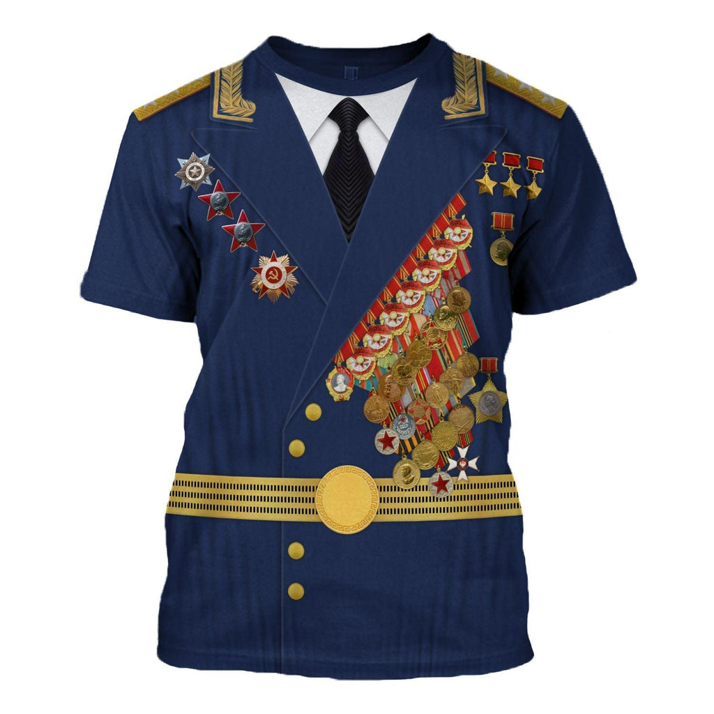 Gearhomie Soviet Pilot Ivan Kozhedub Costume Hoodie Sweatshirt T-Shirt Tracksuit - Gearhomie.com