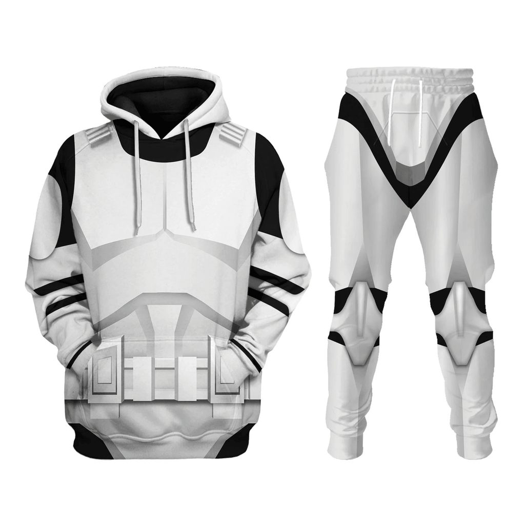 Gearhomie Stormtrooper Costume Hoodie Sweatshirt T-Shirt Sweatpants - Gearhomie.com