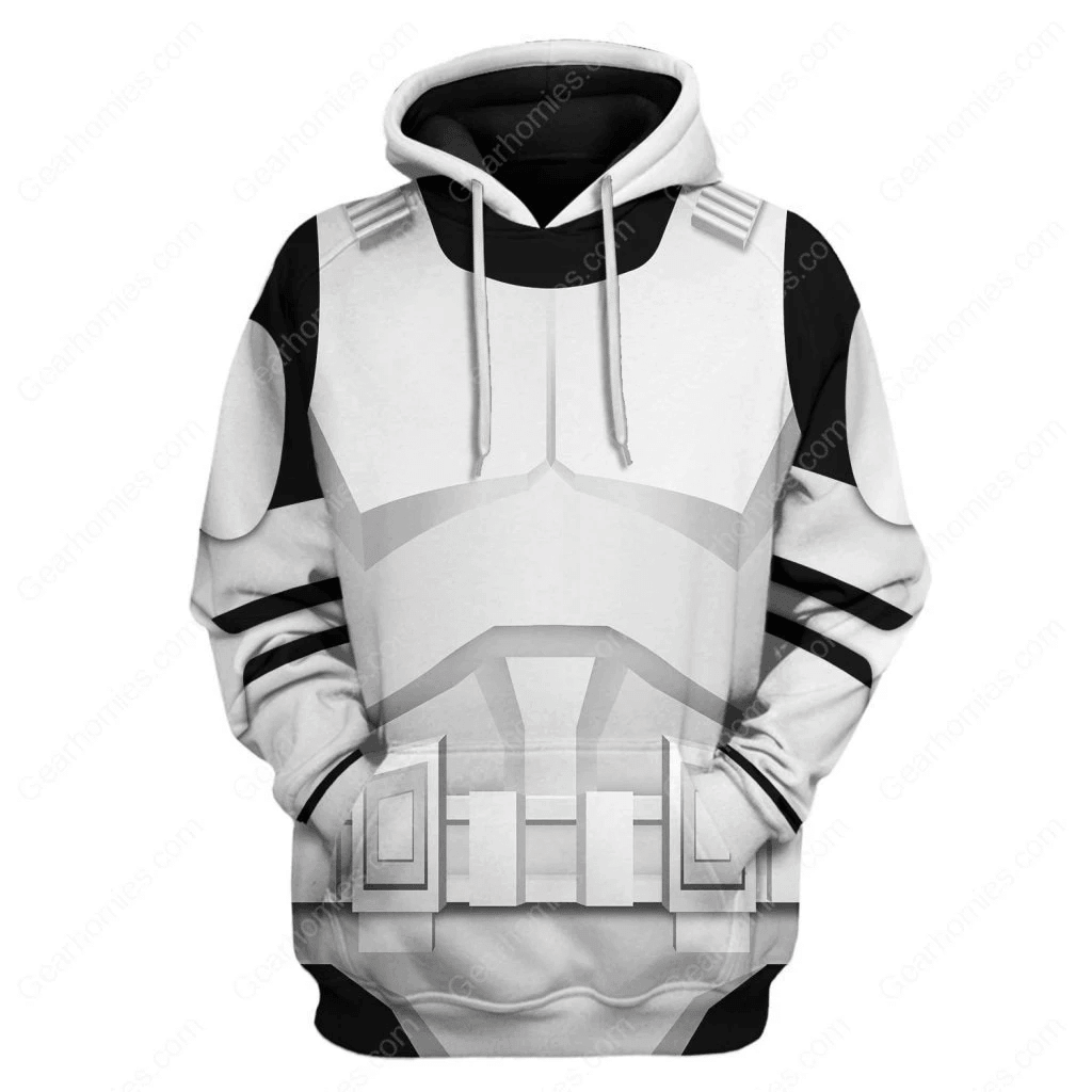 Gearhomie Stormtrooper Costume Hoodie Sweatshirt T-Shirt Sweatpants - Gearhomie.com