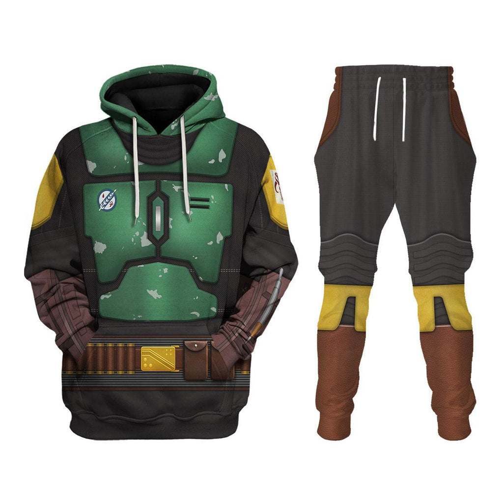 Gearhomie The Book Of Boba Fett Costume Hoodie Sweatshirt T-Shirt Sweatpants - Gearhomie.com