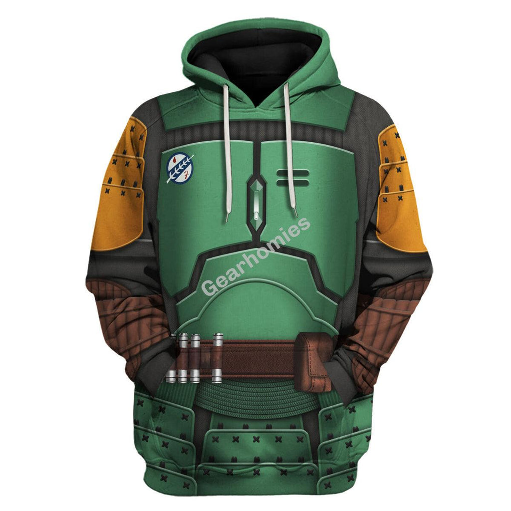 Gearhomie The Book of Boba Fett Samurai Costume Hoodie Sweatshirt T-Shirt Sweatpants - Gearhomie.com